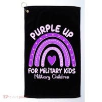 Cute Purple Rainbow Wear Purple Golf Towel thumb 0