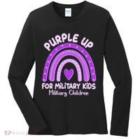 Cute Purple Rainbow Wear Purple Women's Long Sleeve Shirt thumb 0