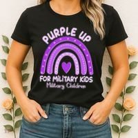 Cute Purple Rainbow Wear Purple Women's T-Shirt thumb 2