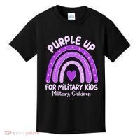Cute Purple Rainbow Wear Purple Kids T-Shirt thumb 0