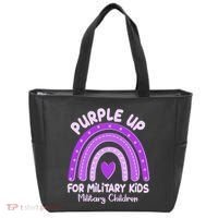 Cute Purple Rainbow Wear Purple Tote Bag thumb 0