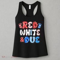 Cute Patriotic Red White And Due New Baby Women's Tank Top thumb 3