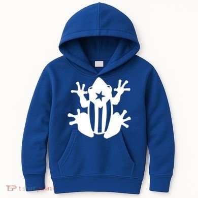 Coqui Puerto Rico Flag Gift Kids Hoodie