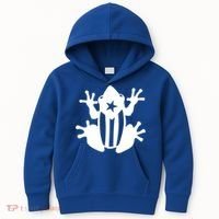 Coqui Puerto Rico Flag Gift Kids Hoodie thumb 0