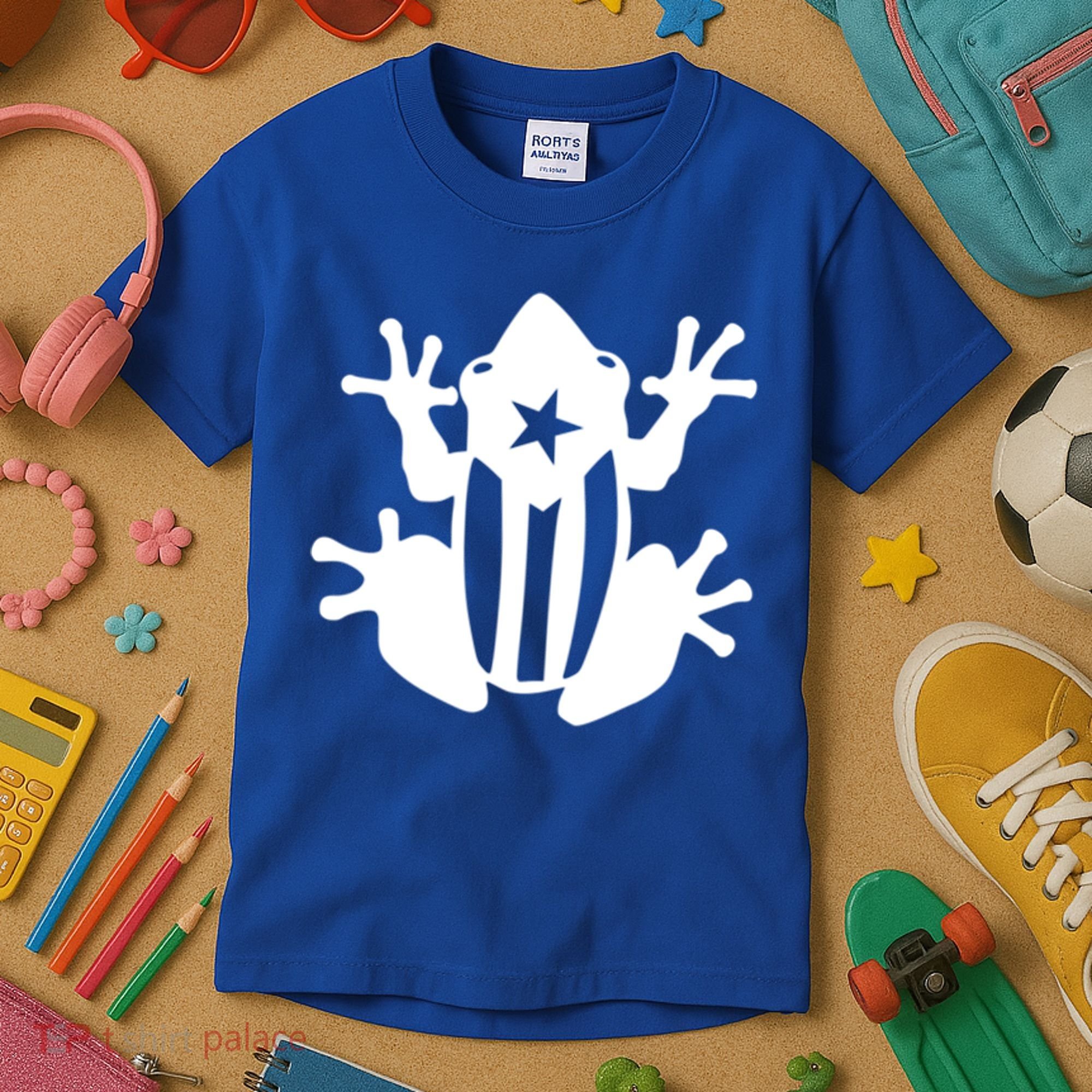 Coqui Puerto Rico Flag Gift Kids T-Shirt