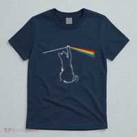Cat Prism Rainbow Light Funny Physics Science Spectral Cat T-Shirt thumb 5