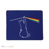Cat Prism Rainbow Light Funny Physics Science Spectral Cat Mousepad thumb 0