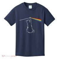 Cat Prism Rainbow Light Funny Physics Science Spectral Cat Kids T-Shirt thumb 0