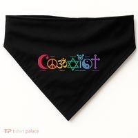 Coexist Peace Religion Equality Rights Humanity Spirituality USA-Made Doggie Bandana thumb 0