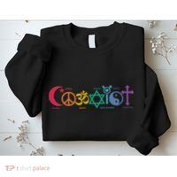 Coexist Peace Religion Equality Rights Humanity Spirituality Sweatshirt thumb 2