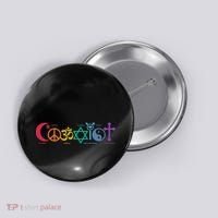 Coexist Peace Religion Equality Rights Humanity Spirituality Button thumb 0