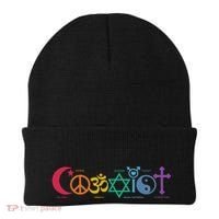 Coexist Peace Religion Equality Rights Humanity Spirituality Beanie thumb 0