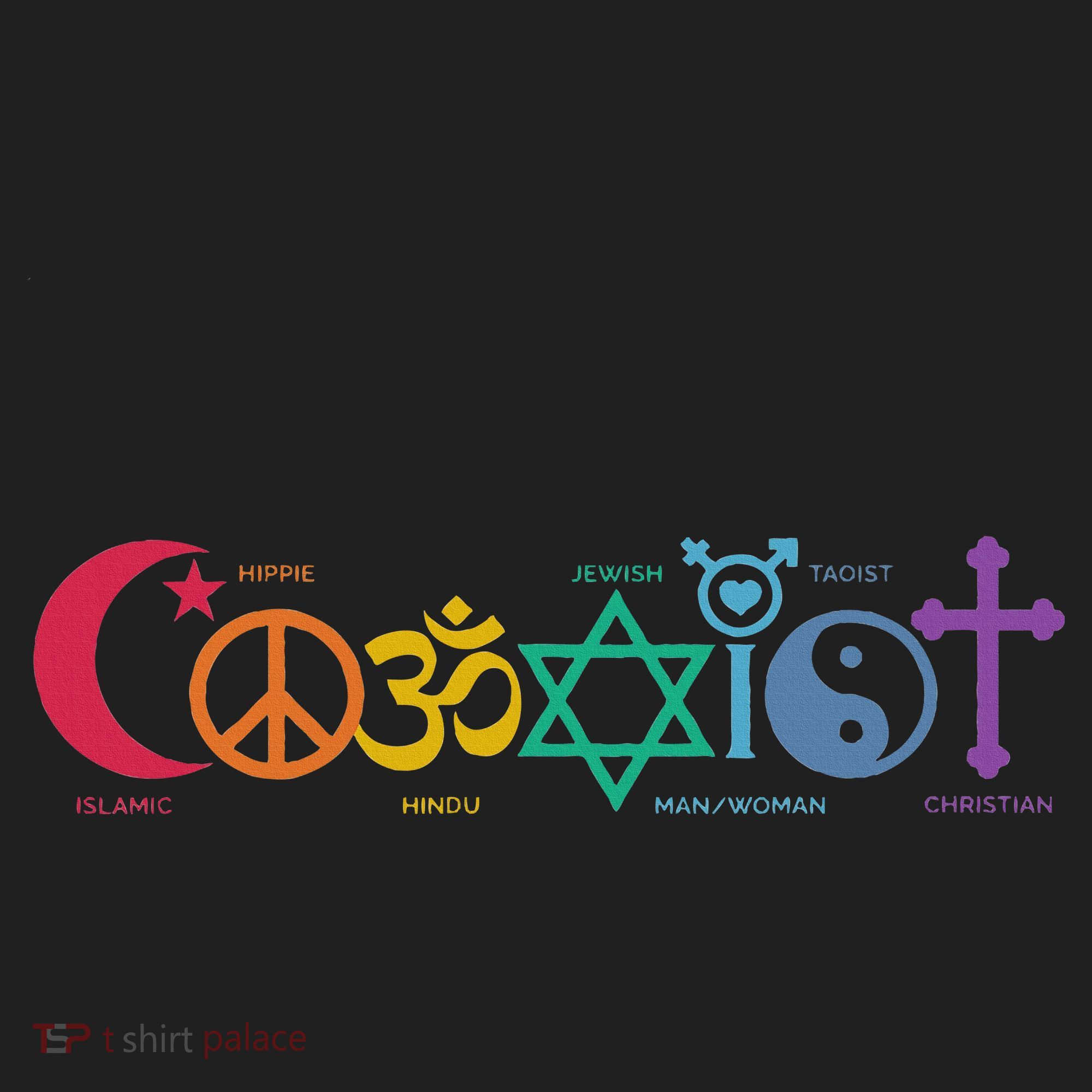 Coexist Peace Religion Equality Rights Humanity Spirituality Beanie