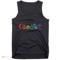 Coexist Peace Religion Equality Rights Humanity Spirituality Tank Top thumb 0