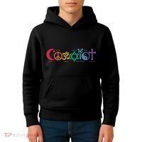 Coexist Peace Religion Equality Rights Humanity Spirituality Kids Hoodie thumb 4