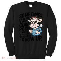 Cow Poop Saying Sarcastic Farm Animal Sassy Farmer Sweatshirt thumb 0