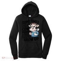 Cow Poop Saying Sarcastic Farm Animal Sassy Farmer Women's Hoodie thumb 0
