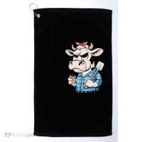 Cow Poop Saying Sarcastic Farm Animal Sassy Farmer Golf Towel thumb 0