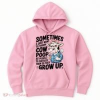 Cow Poop Saying Sarcastic Farm Animal Sassy Farmer Hoodie thumb 0