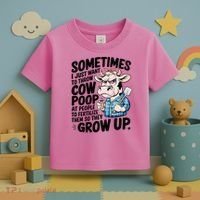 Cow Poop Saying Sarcastic Farm Animal Sassy Farmer Toddler T-Shirt thumb 3