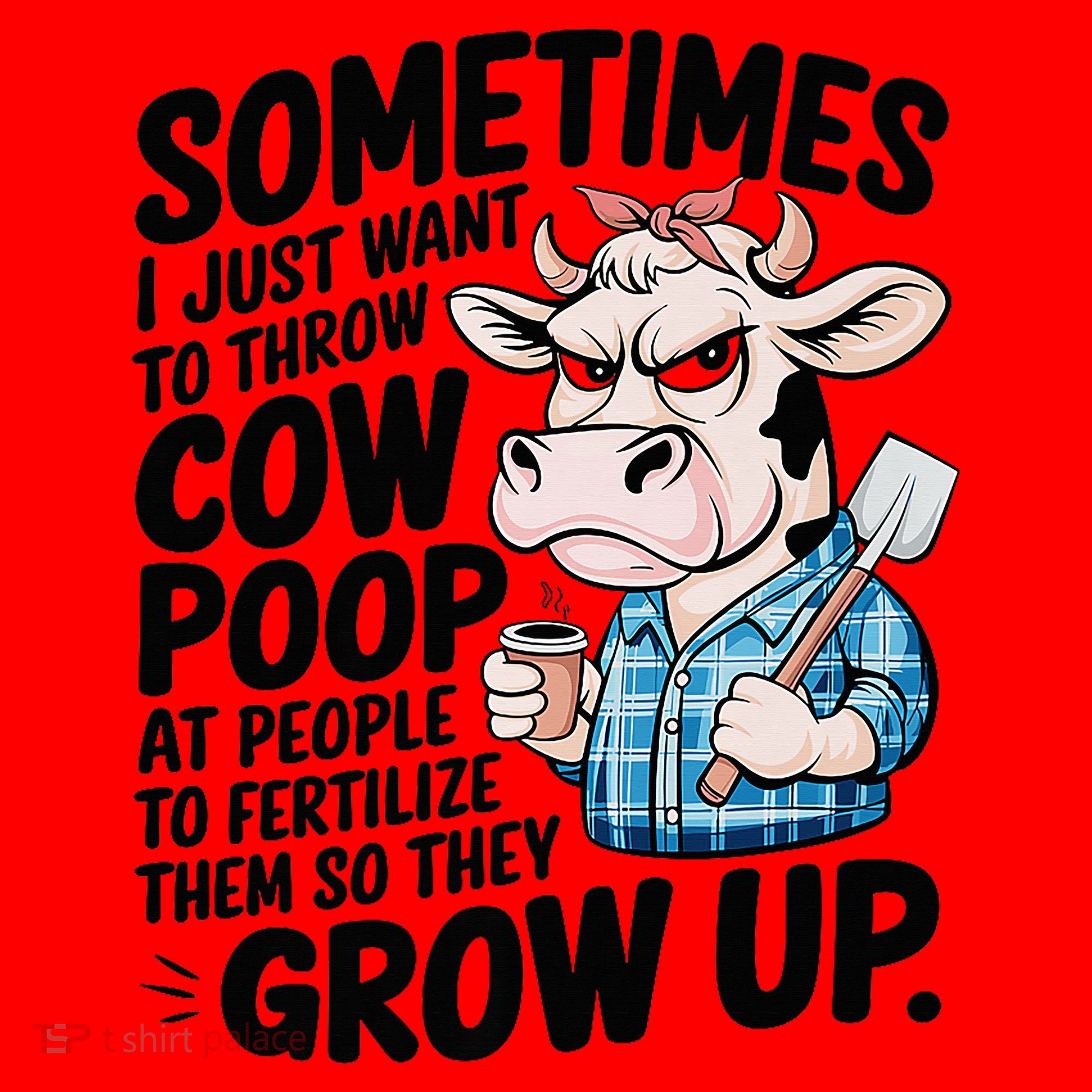 Cow Poop Saying Sarcastic Farm Animal Sassy Farmer Santa Hat