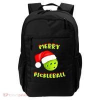 Christmas Pickleball Santa Hat Pickleball Player Winter Dink Backpack thumb 0