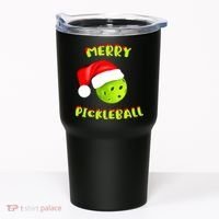 Christmas Pickleball Santa Hat Pickleball Player Winter Dink Tumbler thumb 0