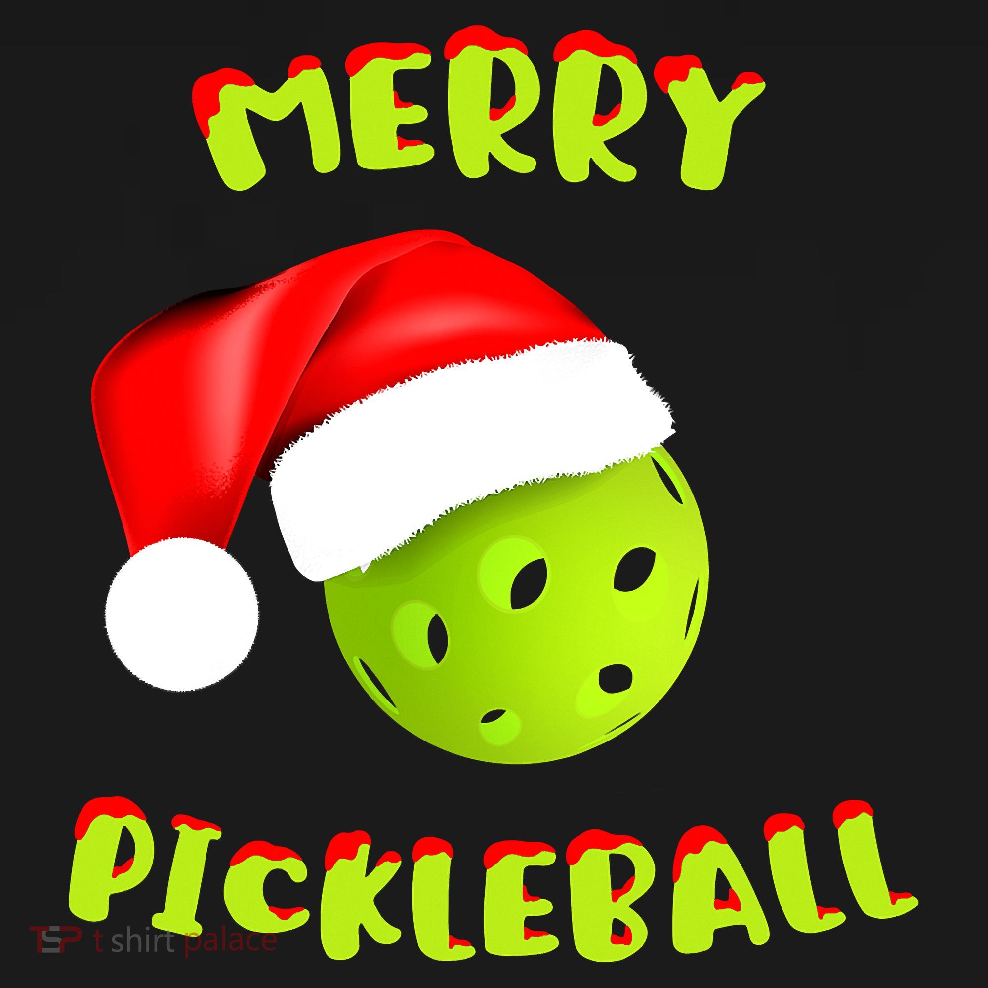 Christmas Pickleball Santa Hat Pickleball Player Winter Dink Women's Tank Top