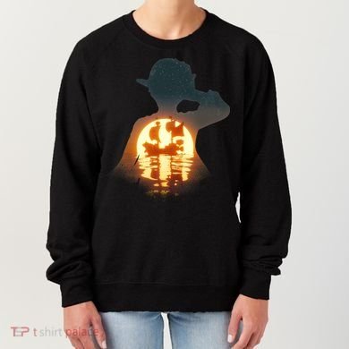 Cool Pirate Sunset Sunrise Women's Sweatshirt