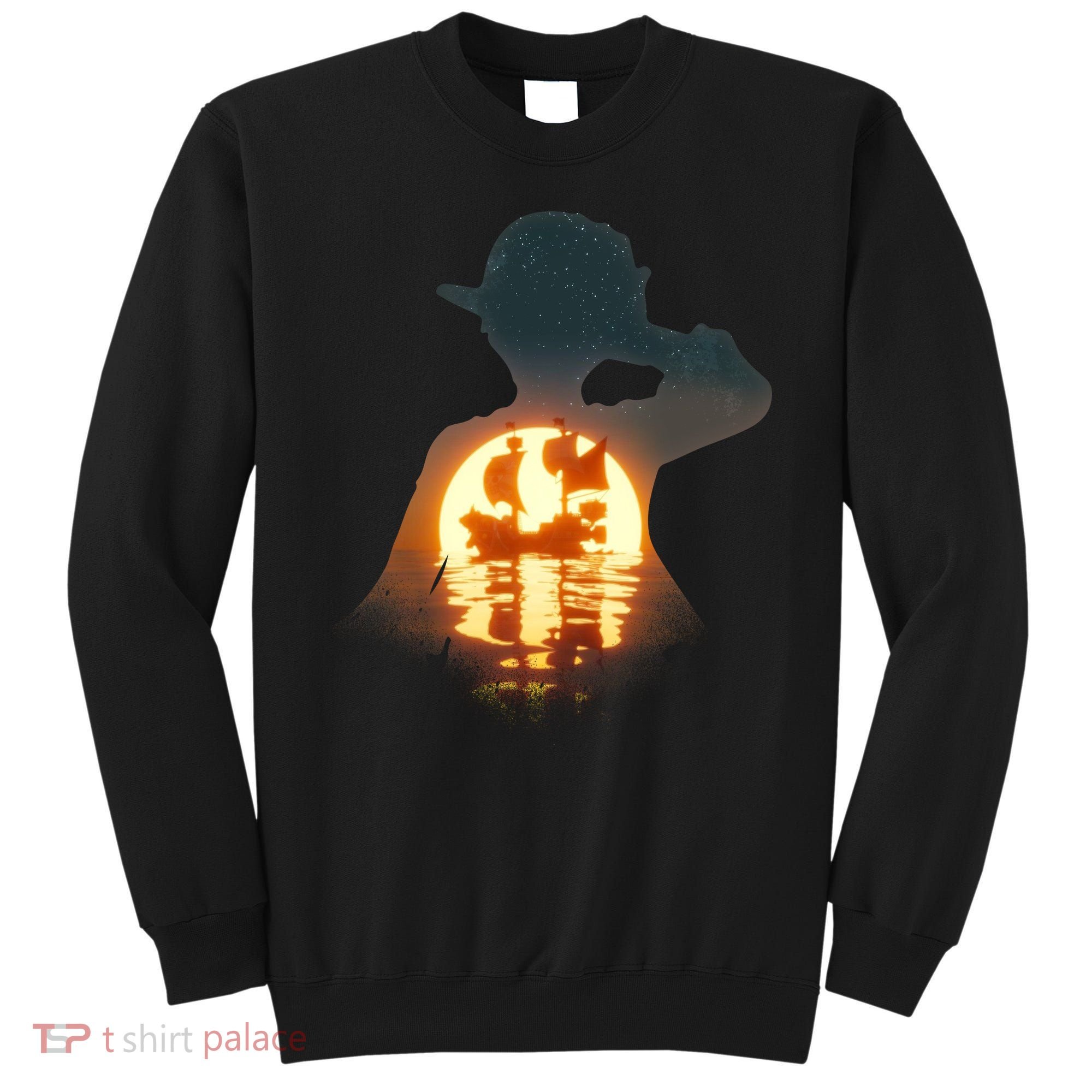 Cool Pirate Sunset Sunrise Sweatshirt