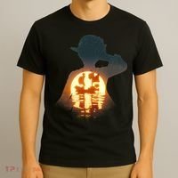 Cool Pirate Sunset Sunrise T-Shirt thumb 3