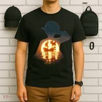 Cool Pirate Sunset Sunrise T-Shirt thumb 6