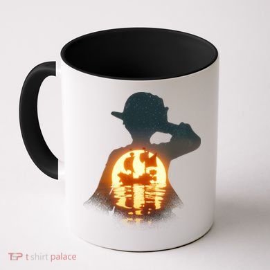 Cool Pirate Sunset Sunrise Coffee Mug