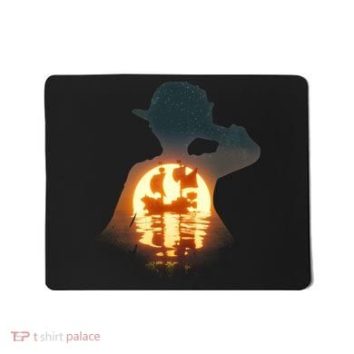 Cool Pirate Sunset Sunrise Mousepad
