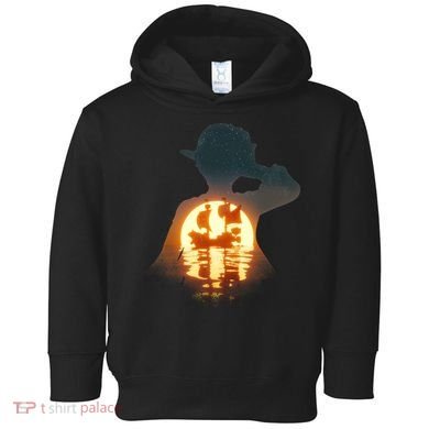 Cool Pirate Sunset Sunrise Toddler Hoodie