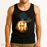 Cool Pirate Sunset Sunrise Tank Top thumb 3