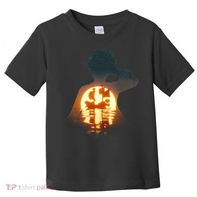Cool Pirate Sunset Sunrise Toddler T-Shirt