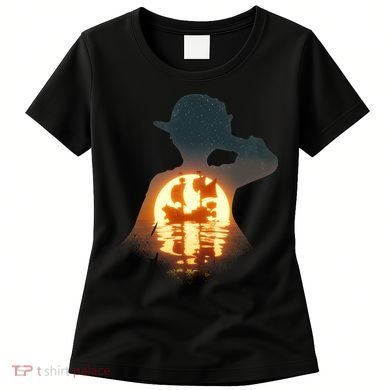 Cool Pirate Sunset Sunrise Women's T-Shirt