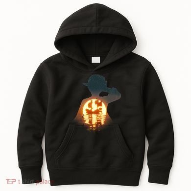 Cool Pirate Sunset Sunrise Kids Hoodie