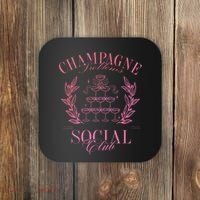 Champagne Problems Social Club Apparel Coaster thumb 0