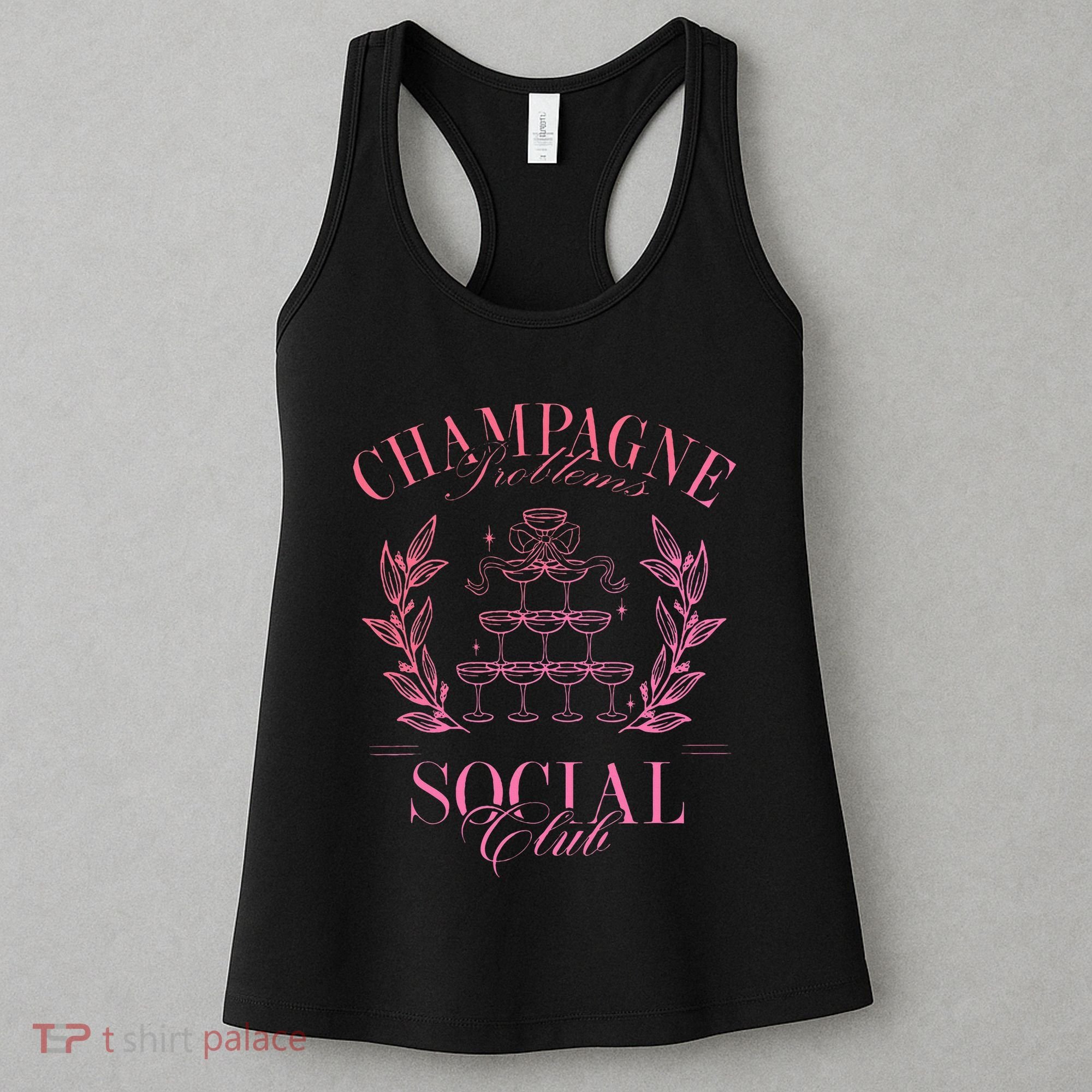 Champagne Problems Social Club Apparel Women's Tank Top