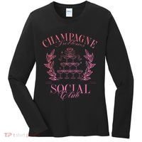 Champagne Problems Social Club Apparel Women's Long Sleeve Shirt thumb 0