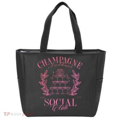 Champagne Problems Social Club Apparel Tote Bag