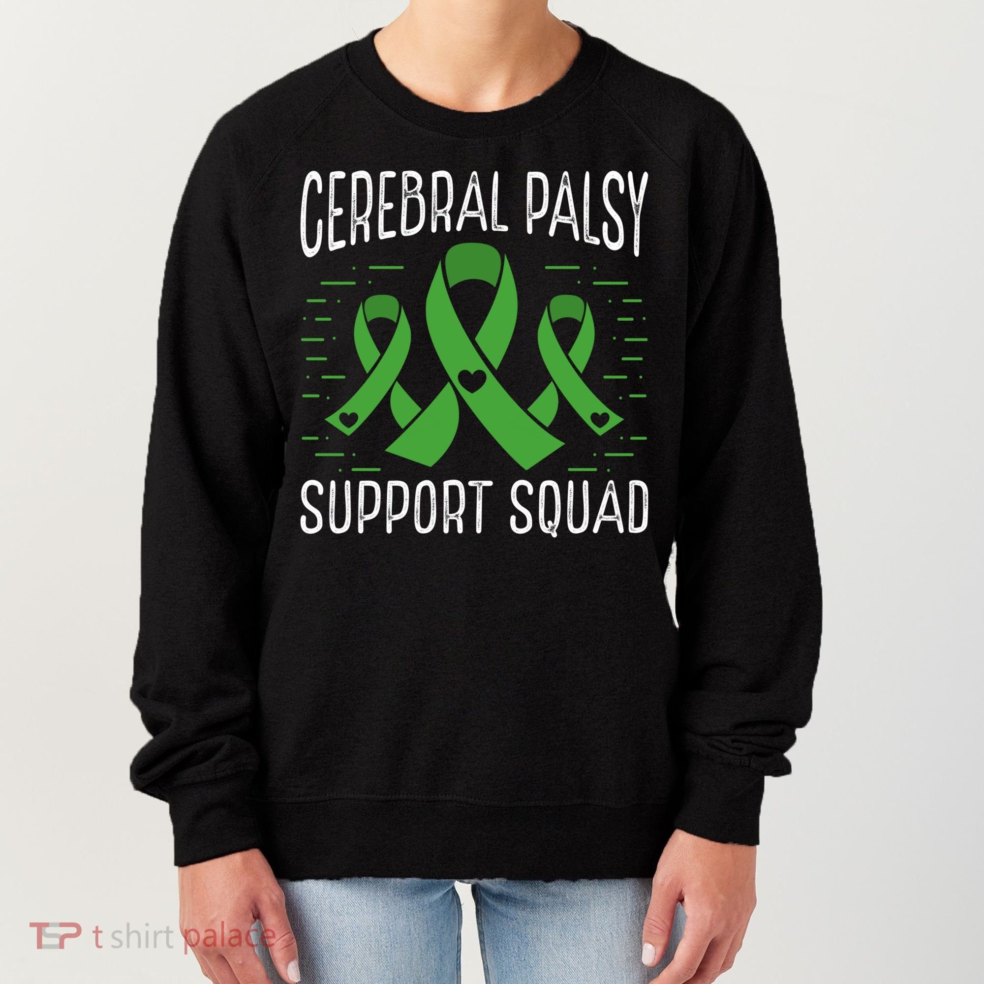 Cerebral Palsy Support Squad Cerebral Palsy Awareness Cute Gift Women's Sweatshirt