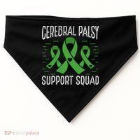 Cerebral Palsy Support Squad Cerebral Palsy Awareness Cute Gift USA-Made Doggie Bandana thumb 0