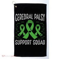 Cerebral Palsy Support Squad Cerebral Palsy Awareness Cute Gift Golf Towel thumb 0