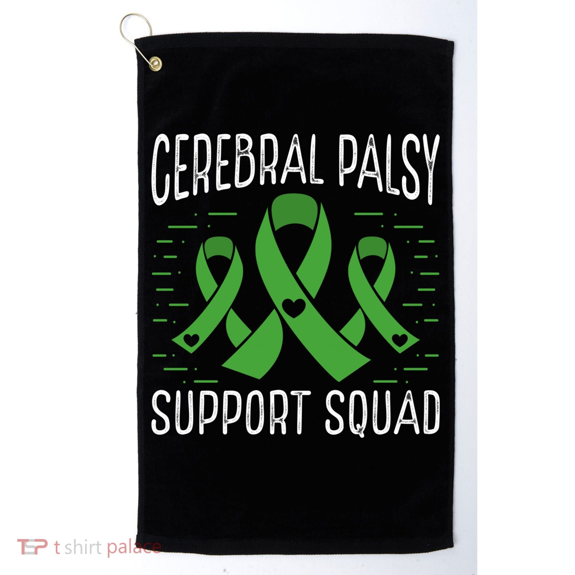 Cerebral Palsy Support Squad Cerebral Palsy Awareness Cute Gift Golf Towel