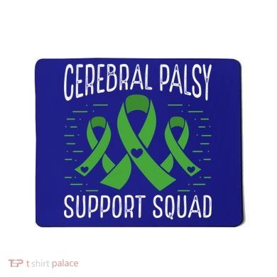 Cerebral Palsy Support Squad Cerebral Palsy Awareness Cute Gift Mousepad