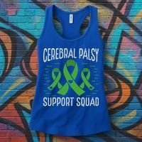 Cerebral Palsy Support Squad Cerebral Palsy Awareness Cute Gift Women's Tank Top thumb 3
