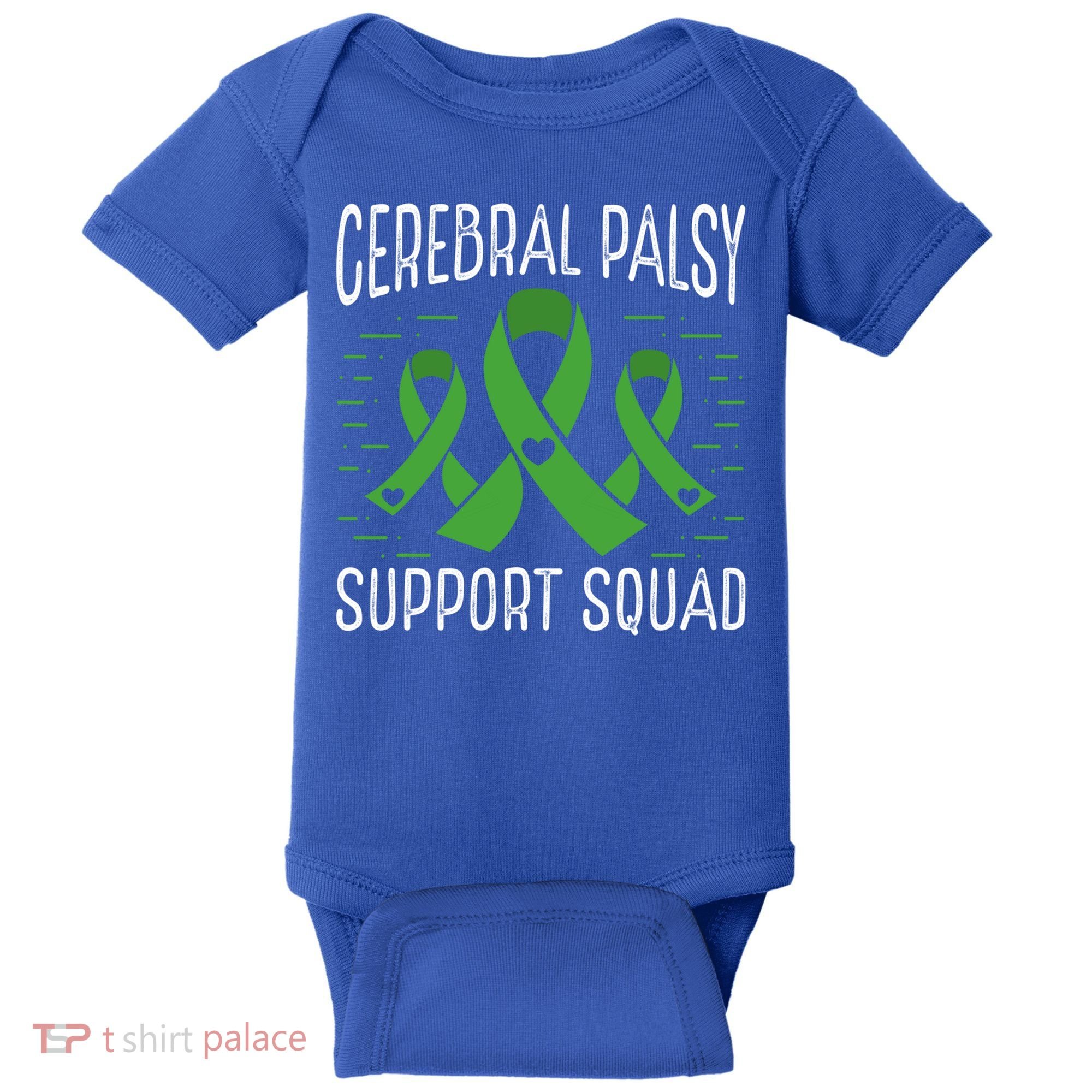 Cerebral Palsy Support Squad Cerebral Palsy Awareness Cute Gift Baby Bodysuit